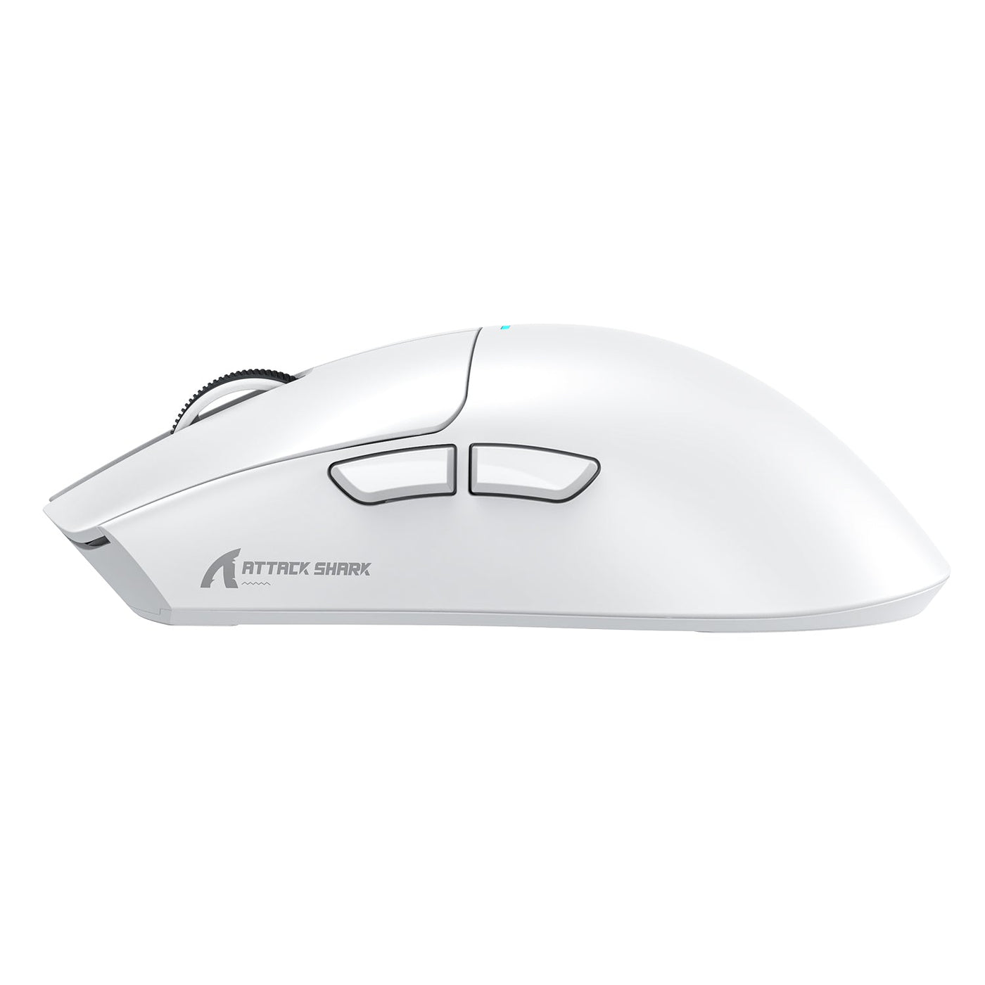 Hero view of the ATTACK SHARK X11 mouse and charging dock presented as a complete desk setup for evaluating everyday charging convenience.