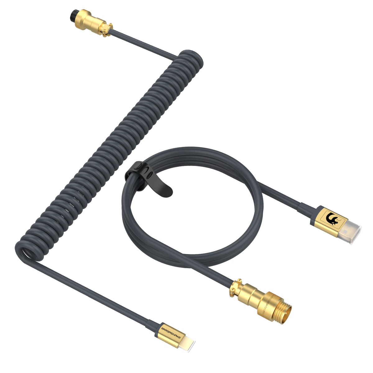 ATTACK SHARK x MAMBASNAKE C02 Kabel spiralny