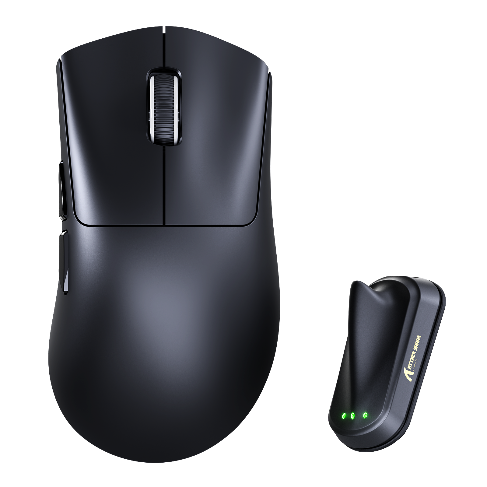 ATTACK SHARK V8 Ultra lekka ergonomiczna bezprzewodowa mysz gamingowa