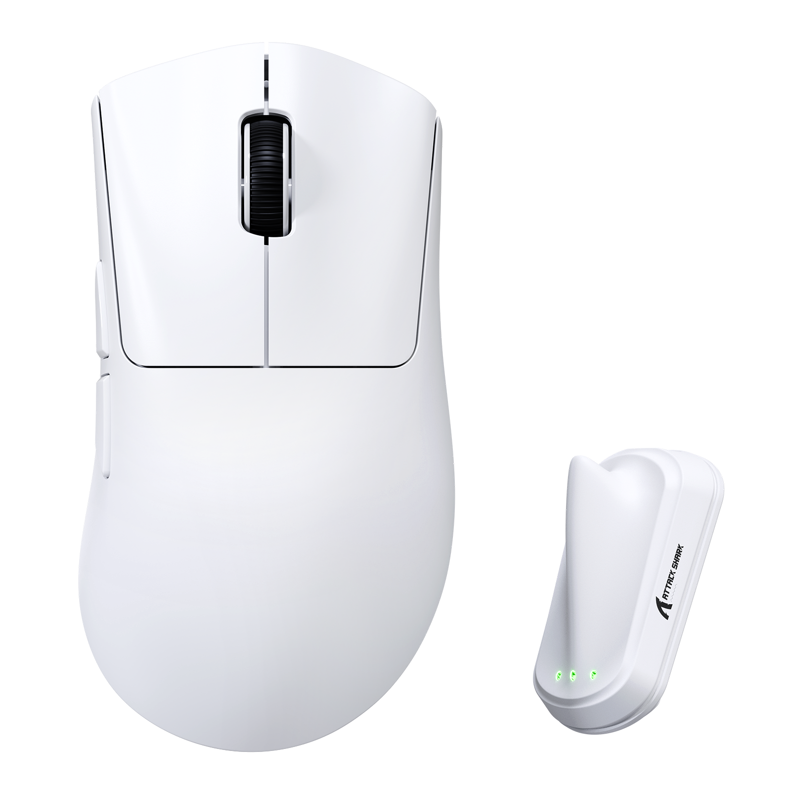 ATTACK SHARK V8 Ultra lekka ergonomiczna bezprzewodowa mysz gamingowa