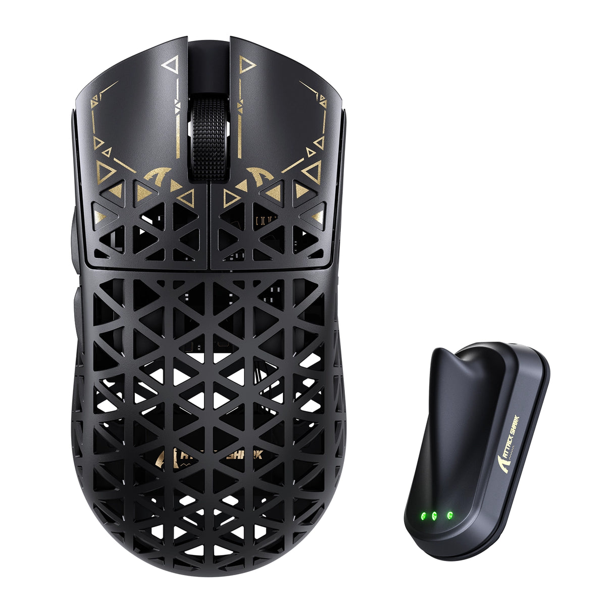 Bezprzewodowa mysz gamingowa ATTACK SHARK R5 TURBO z włókna węglowego, 8K