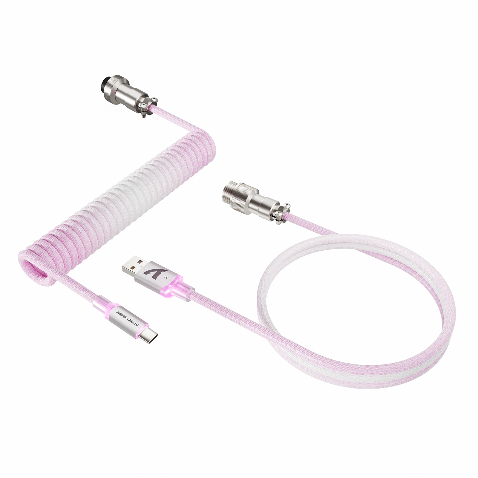 ATTACK SHARK C01ULTIMATE Kabel spiralny do magnetycznej klawiatury 8KHz