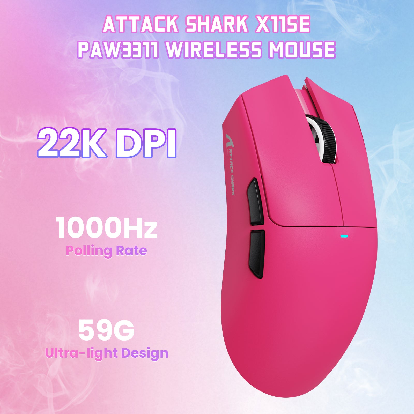 ATTACK SHARK X11SE Bezprzewodowa mysz do gier