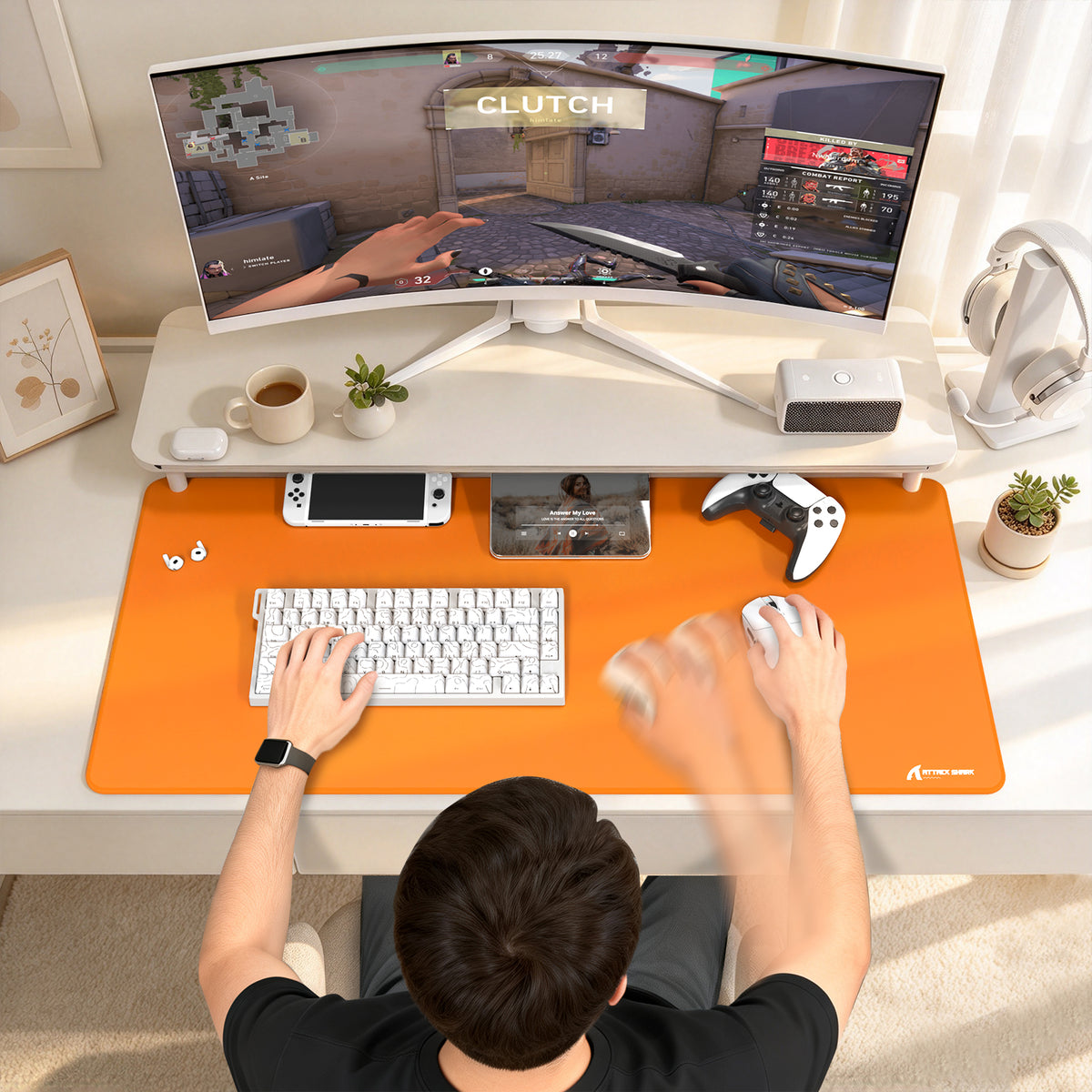 ATTACK SHARK CM02PRO Podkładka pod mysz do eSportu (900x400x4 MM)