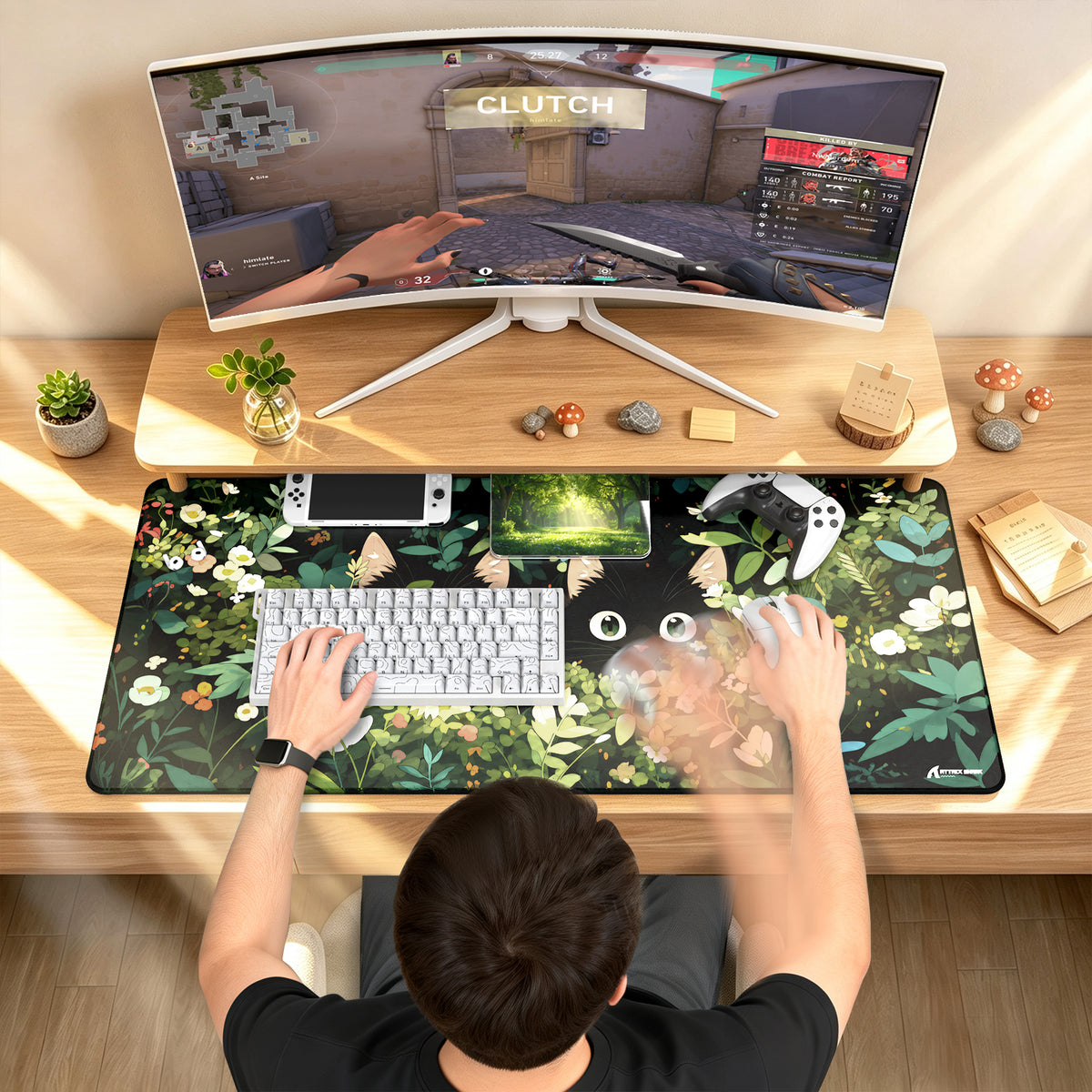 ATTACK SHARK CM02PRO Podkładka pod mysz do eSportu (900x400x4 MM)
