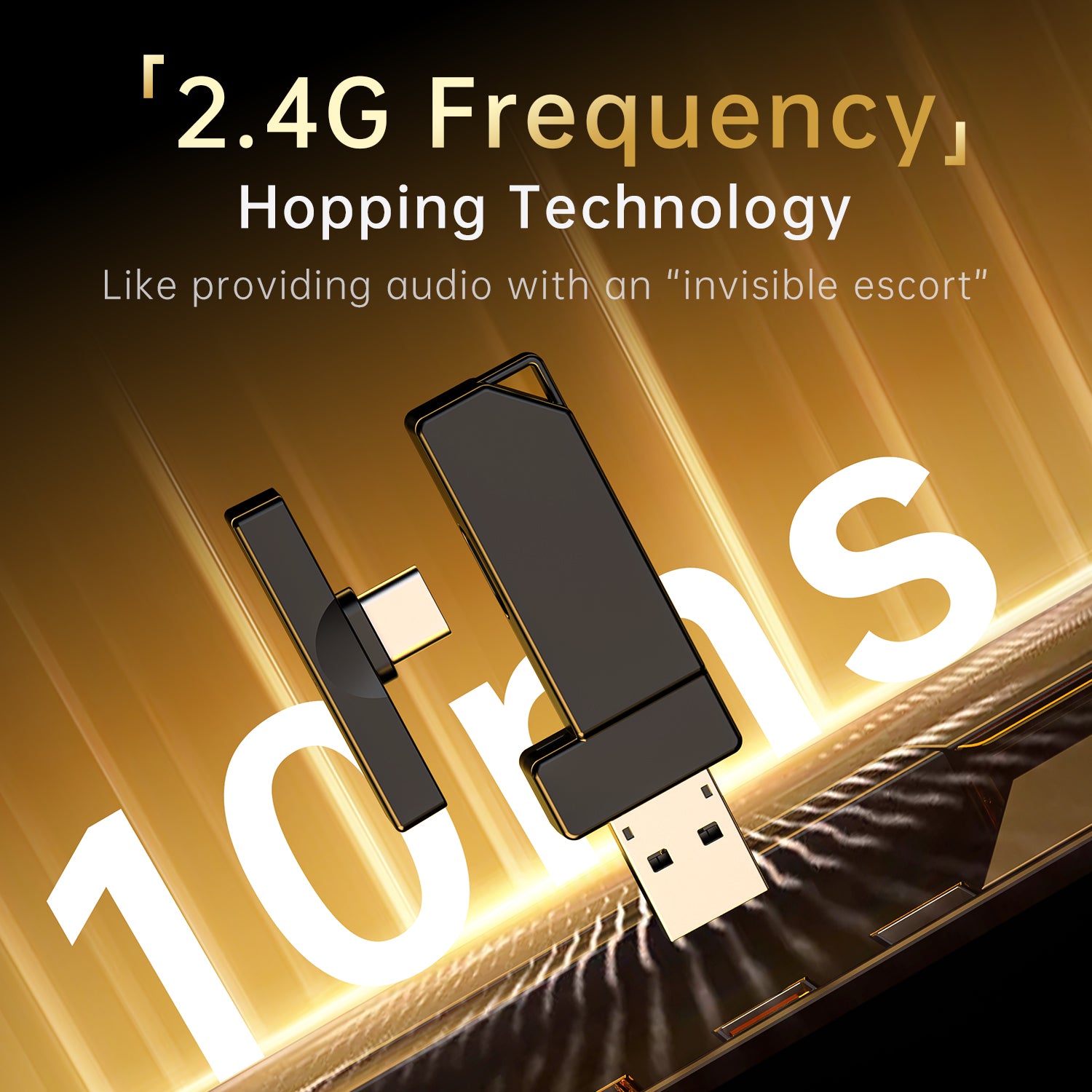 ATTACK SHARK L50PRO Tri-Mode Connection Bezprzewodowy zestaw słuchawkowy do gier