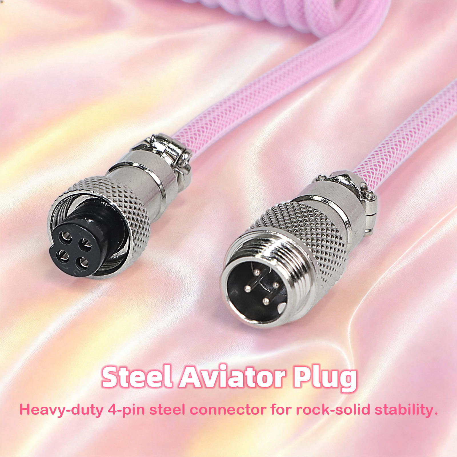 ATTACK SHARK C01ULTIMATE Kabel spiralny do magnetycznej klawiatury 8KHz