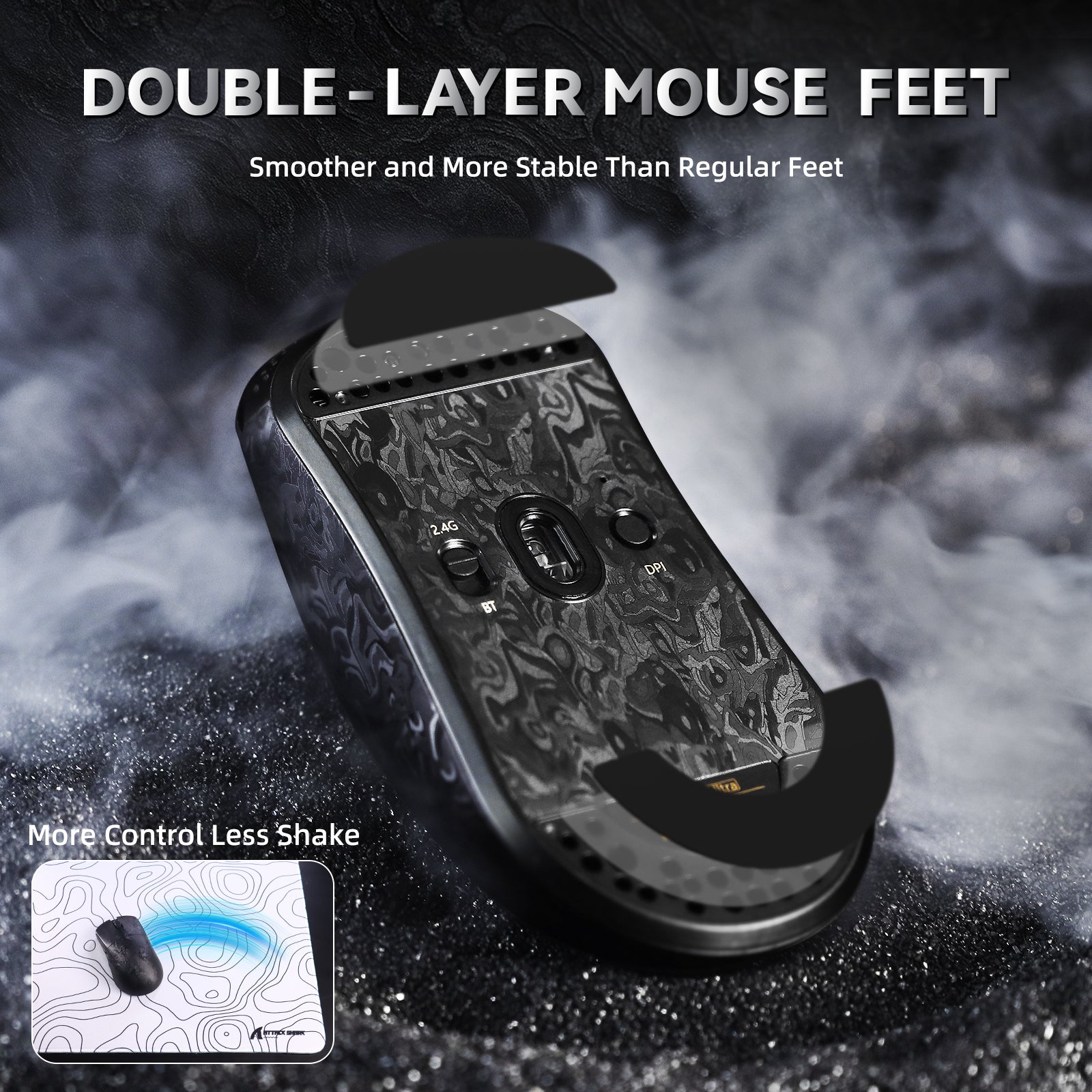 ATTACK SHARK R68 HE & R11 ULTRA Carbon Fiber Gaming Bundle