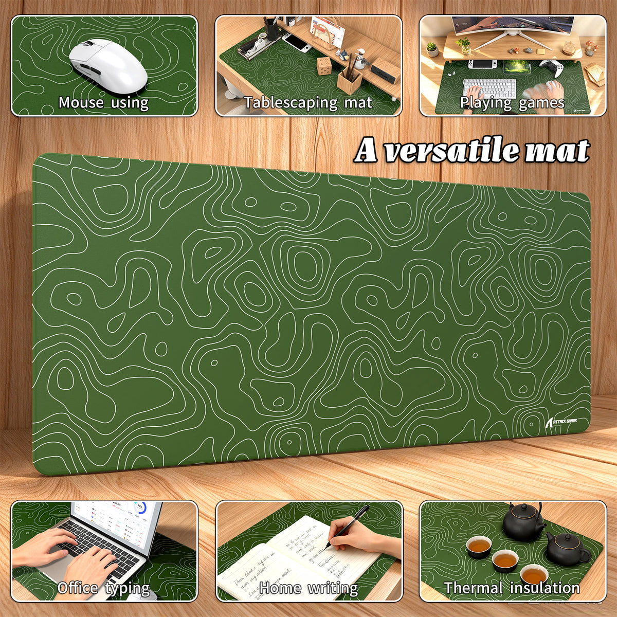 ATTACK SHARK CM02PRO Podkładka pod mysz do eSportu (900x400x4 MM)