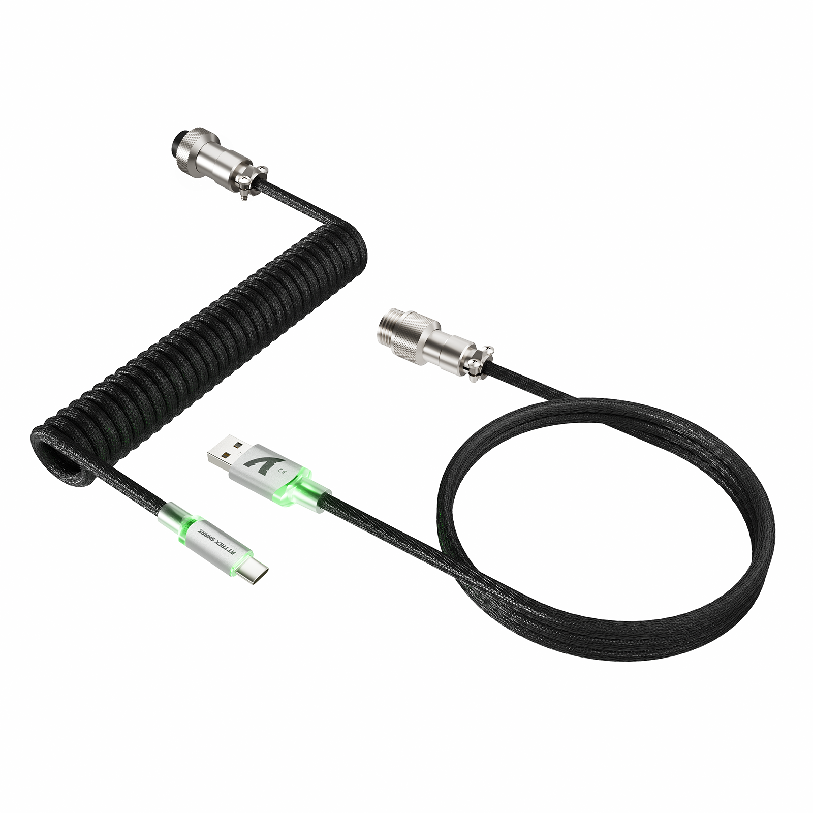 ATTACK SHARK C01ULTIMATE Kabel spiralny do magnetycznej klawiatury 8KHz