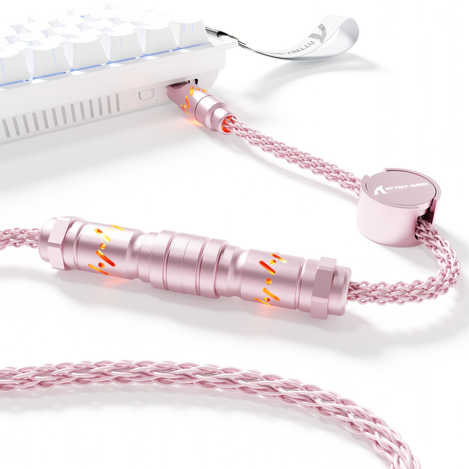 ATTACK SHARK C07 Niestandardowy Kabel Aviator do Klawiatury Magnetycznej 8KHz