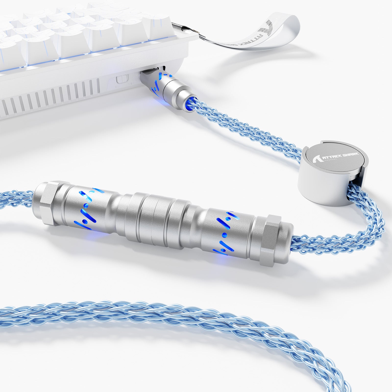 ATTACK SHARK C07 Niestandardowy Kabel Aviator do Klawiatury Magnetycznej 8KHz