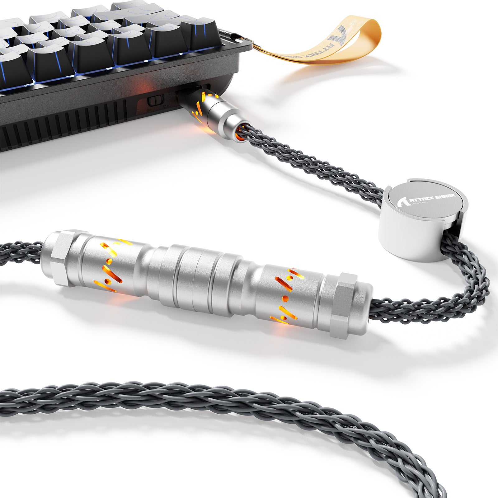 ATTACK SHARK C07 Niestandardowy Kabel Aviator do Klawiatury Magnetycznej 8KHz
