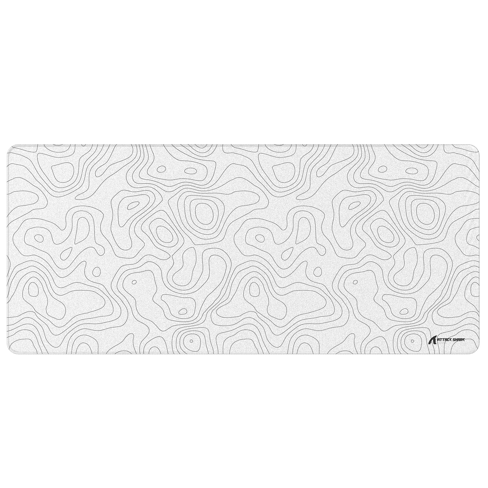 ATTACK SHARK CM02PRO eSport Gaming Mousepad with topographic map design.