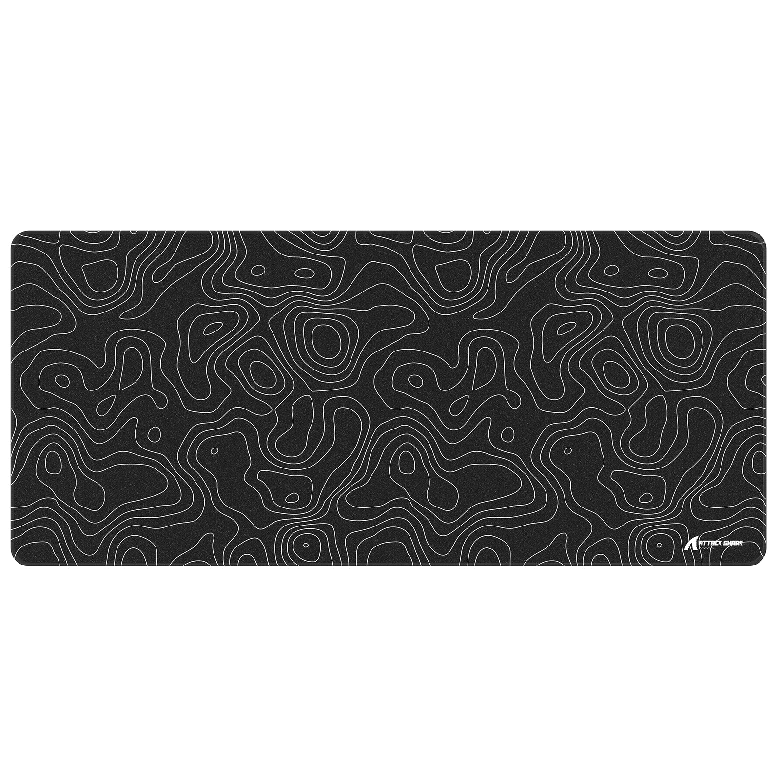 ATTACK SHARK CM02PRO eSport gaming mousepad with topographic map design.
