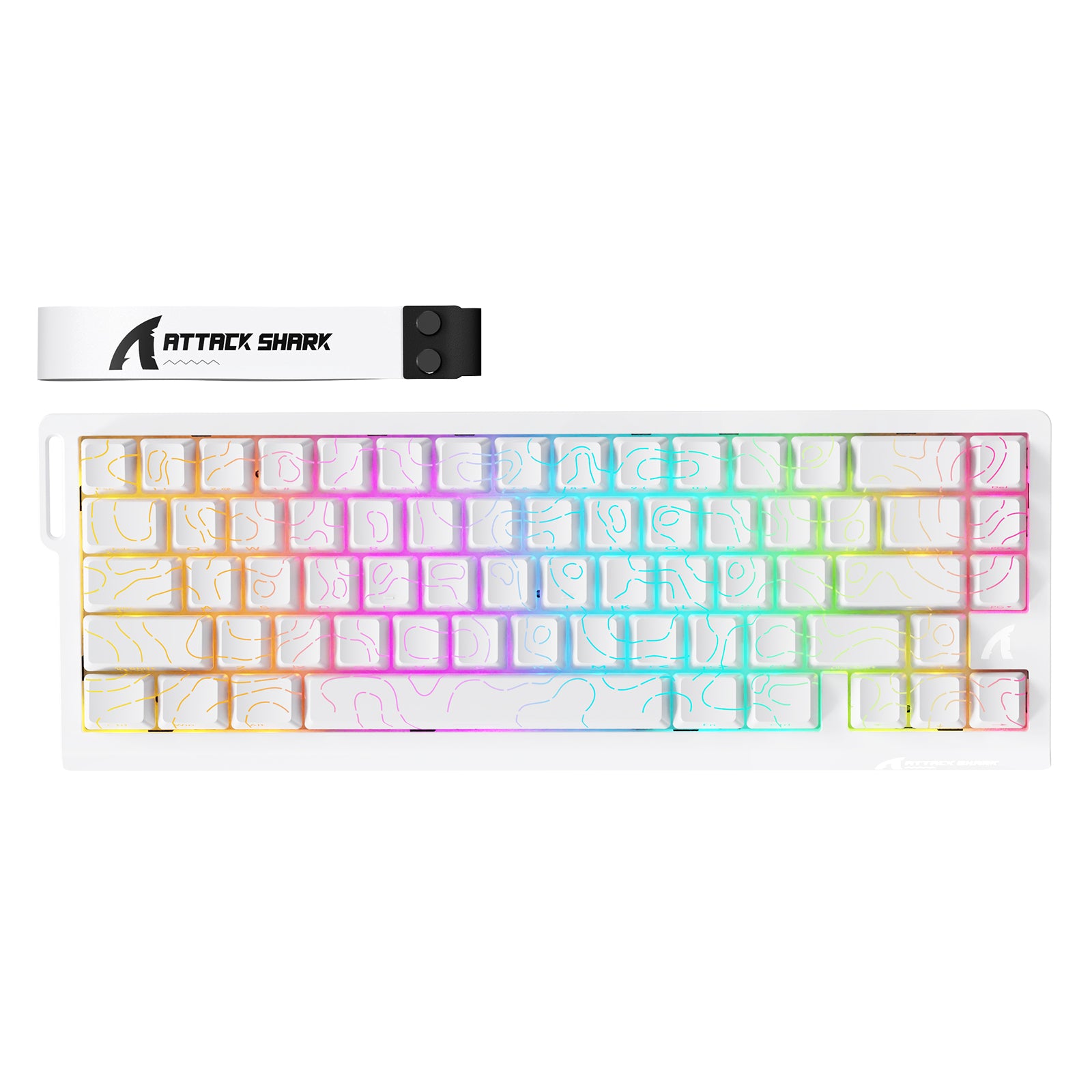 ATTACK SHARK X68PRO HE Bezprzewodowa Klawiatura Rapid Trigger z Magnetycznym Przełącznikiem