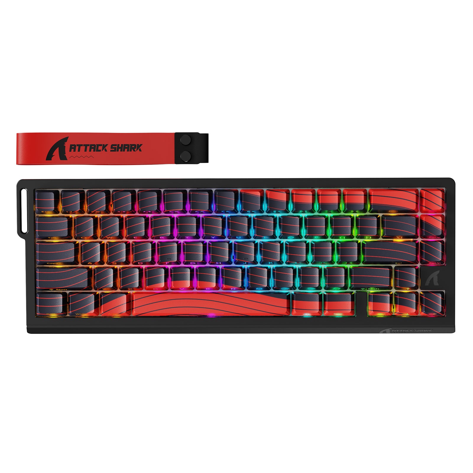 ATTACK SHARK X68PRO HE Bezprzewodowa Klawiatura Rapid Trigger z Magnetycznym Przełącznikiem