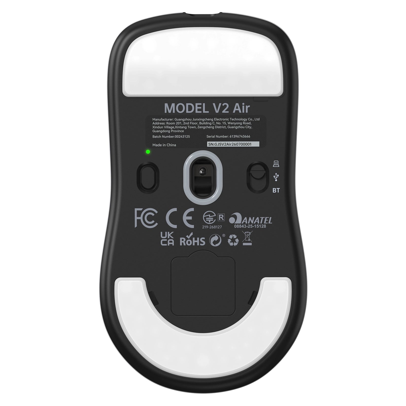 Ergonomiczna bezprzewodowa mysz gamingowa ATTACK SHARK V2 AIR PAW3955MAX
