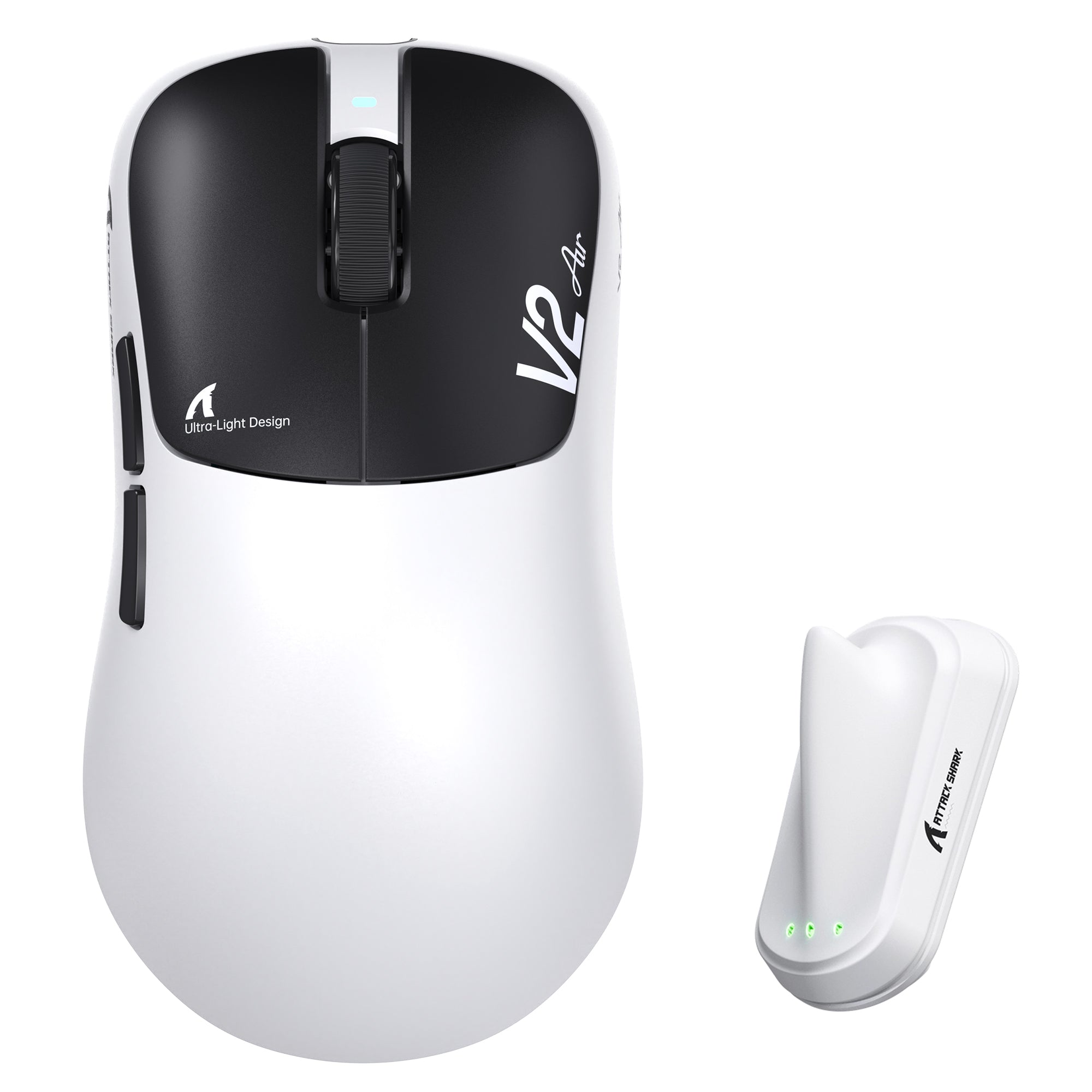 Ergonomiczna bezprzewodowa mysz gamingowa ATTACK SHARK V2 AIR PAW3955MAX