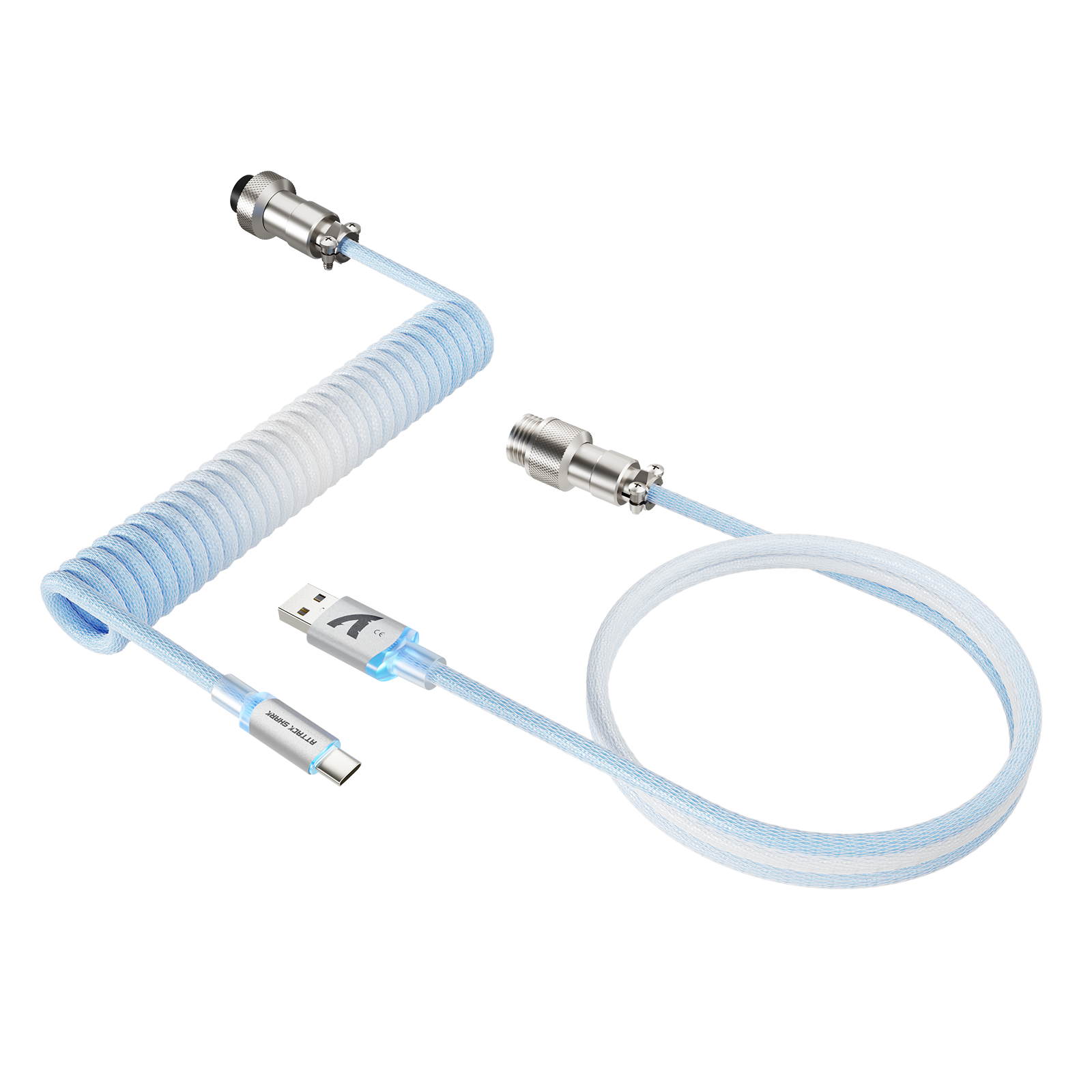 ATTACK SHARK C01ULTIMATE Kabel spiralny do magnetycznej klawiatury 8KHz