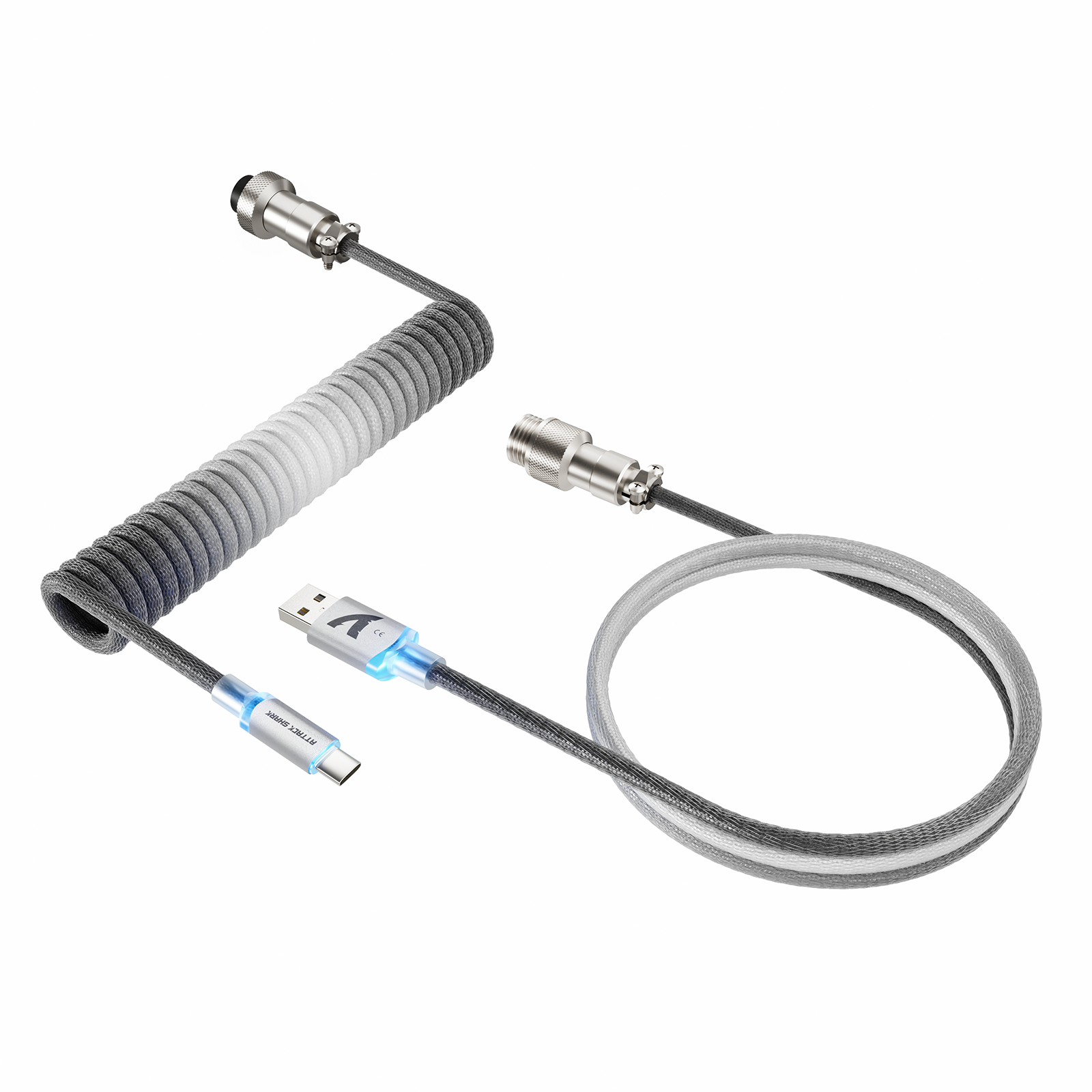 ATTACK SHARK C01ULTIMATE Kabel spiralny do magnetycznej klawiatury 8KHz