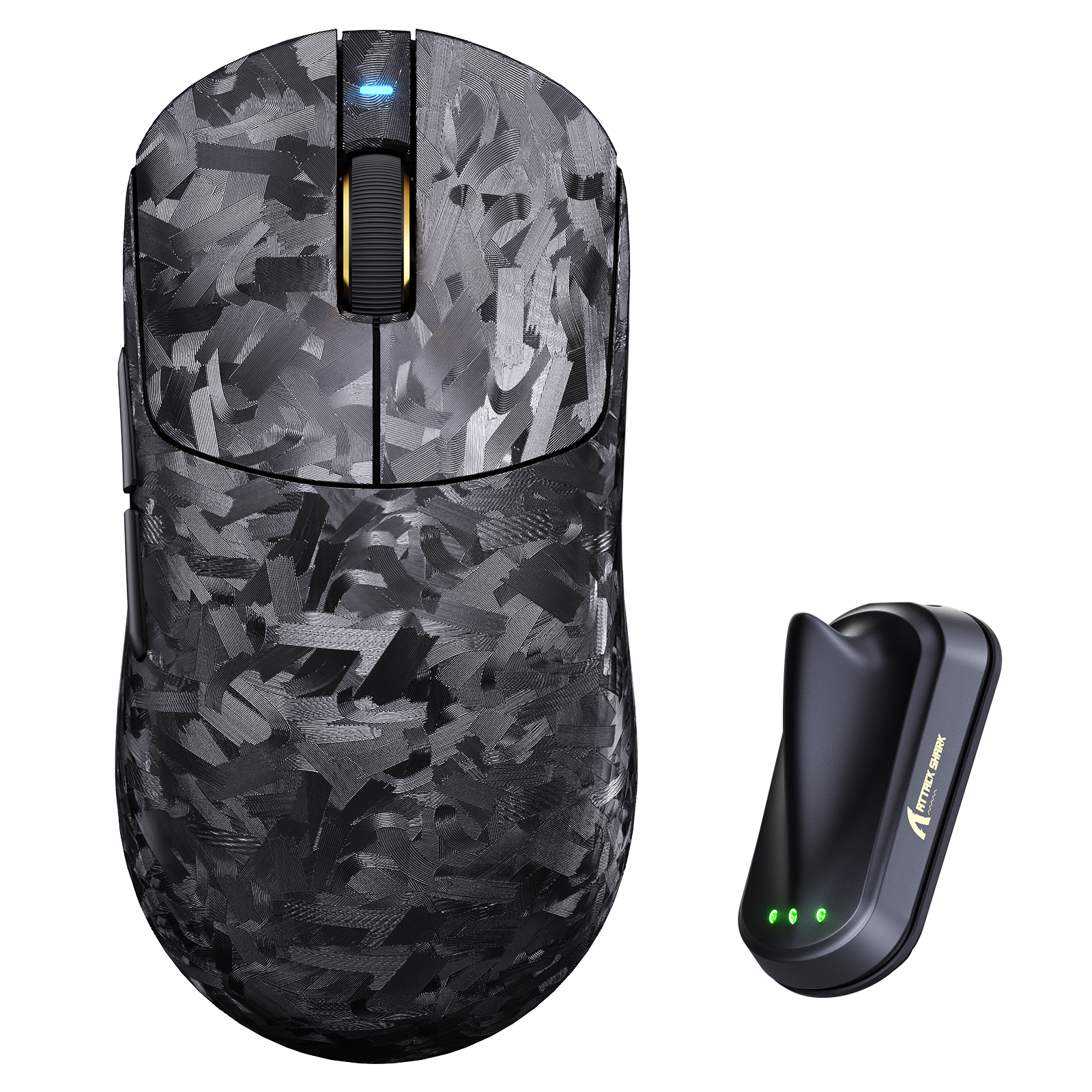 Przedsprzedaż: Bezprzewodowa mysz gamingowa ATTACK SHARK RS3 ULTRA Carbon Fiber PAW3955MAX