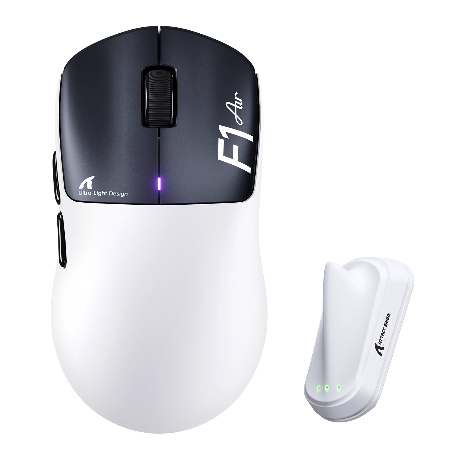 ATTACK SHARK F1 AIR 39 g – bezprzewodowa mysz gamingowa z sensorem PAW3955MAX