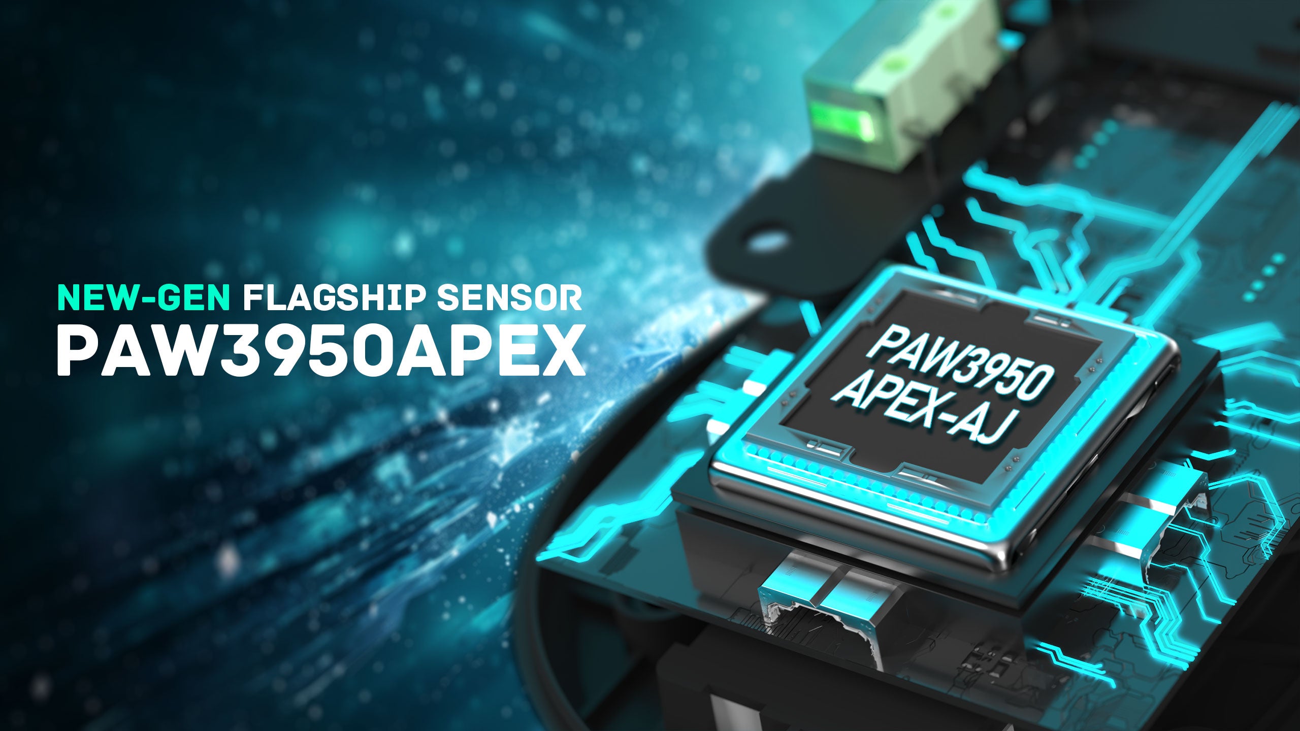 ATTACK SHARK x AJAZZ AJ159 APEX PAW3950 Mysz gamingowa z potrójnym trybem 8K