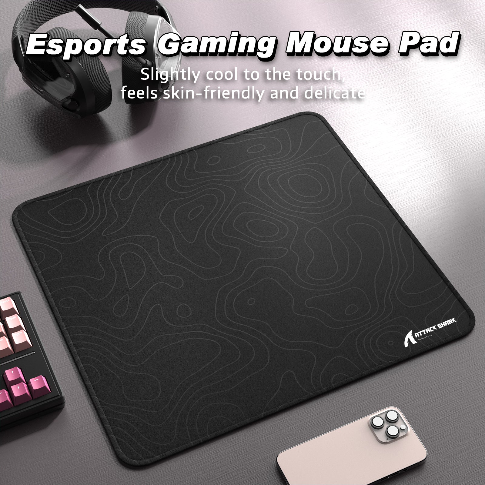 ATTACK SHARK CM02 eSport Podkładka Pod Mysz (450x400x4 MM)