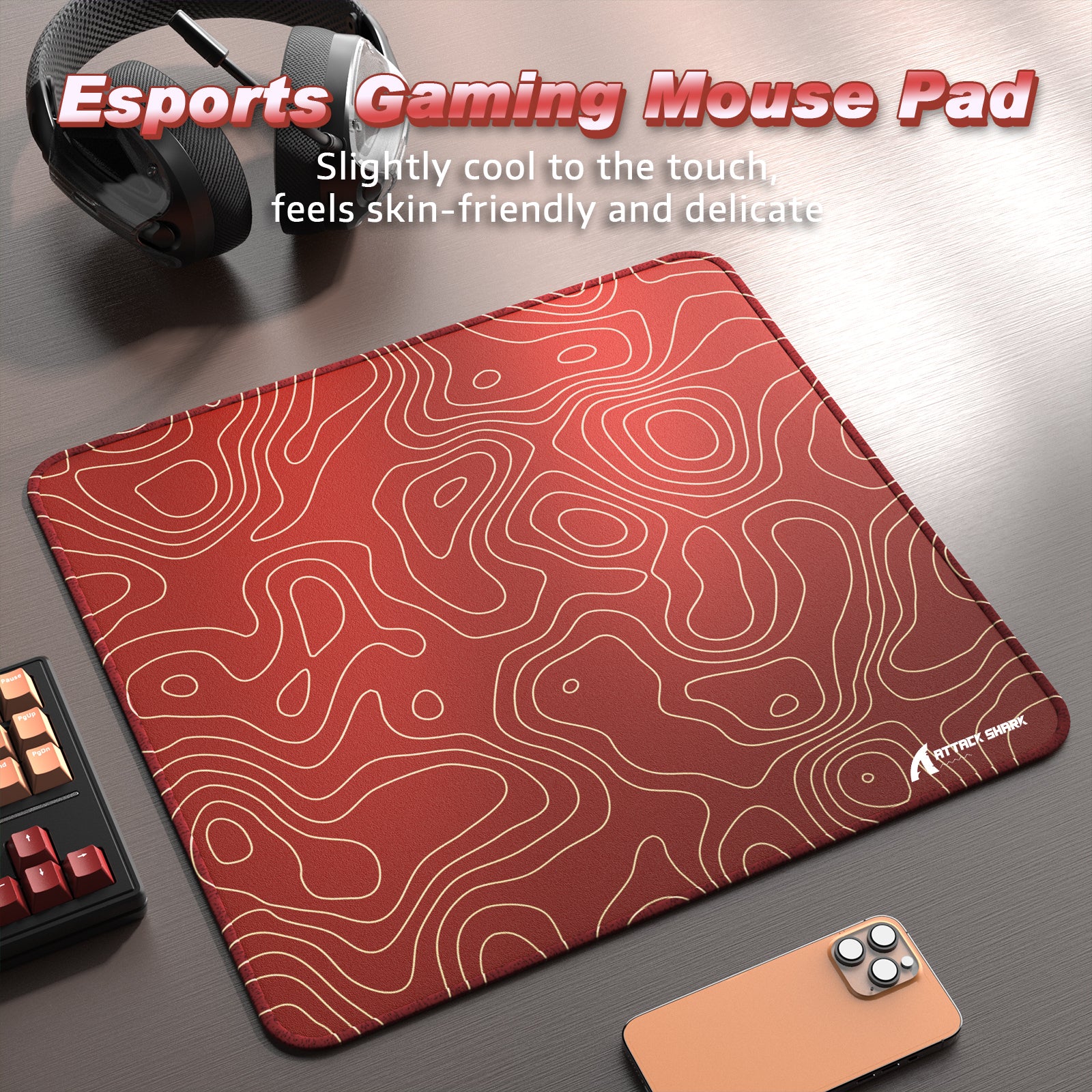 ATTACK SHARK CM02 eSport Podkładka Pod Mysz (450x400x4 MM)