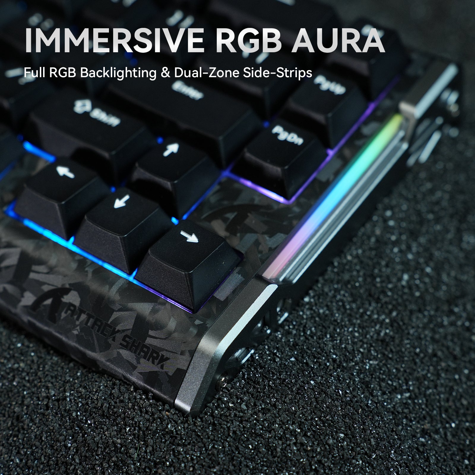 ATTACK SHARK R68 HE & X11 ULTRA Zestaw gamingowy z włókna węglowego