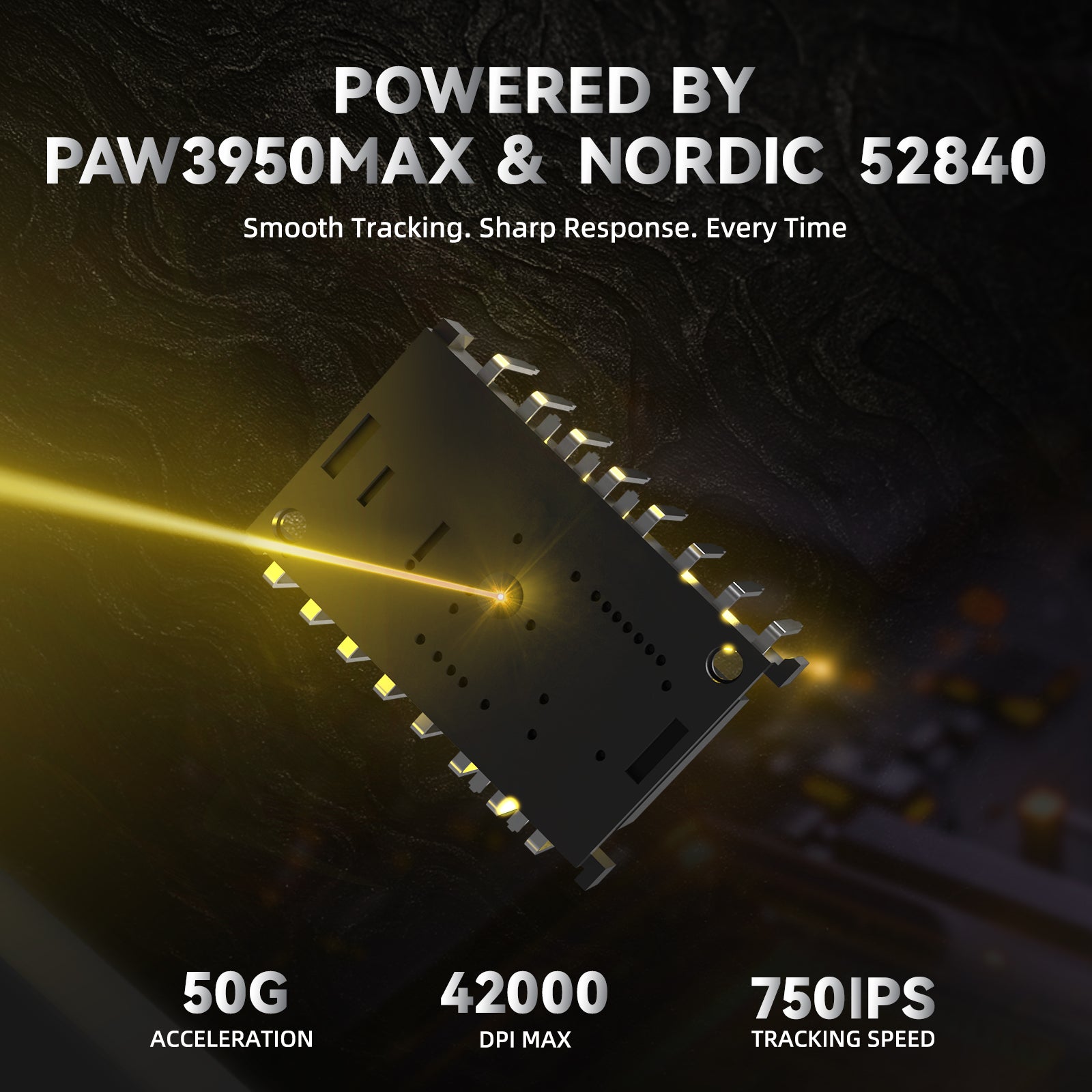 ATTACK SHARK R11 ULTRA Bezprzewodowa mysz gamingowa 8K PAW3950MAX z włókna węglowego z kablem C06 Ultra LED