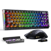 ATTACK SHARK R68 HE & X11 ULTRA Zestaw gamingowy z włókna węglowego z kablem C01 ULTRA w oplocie