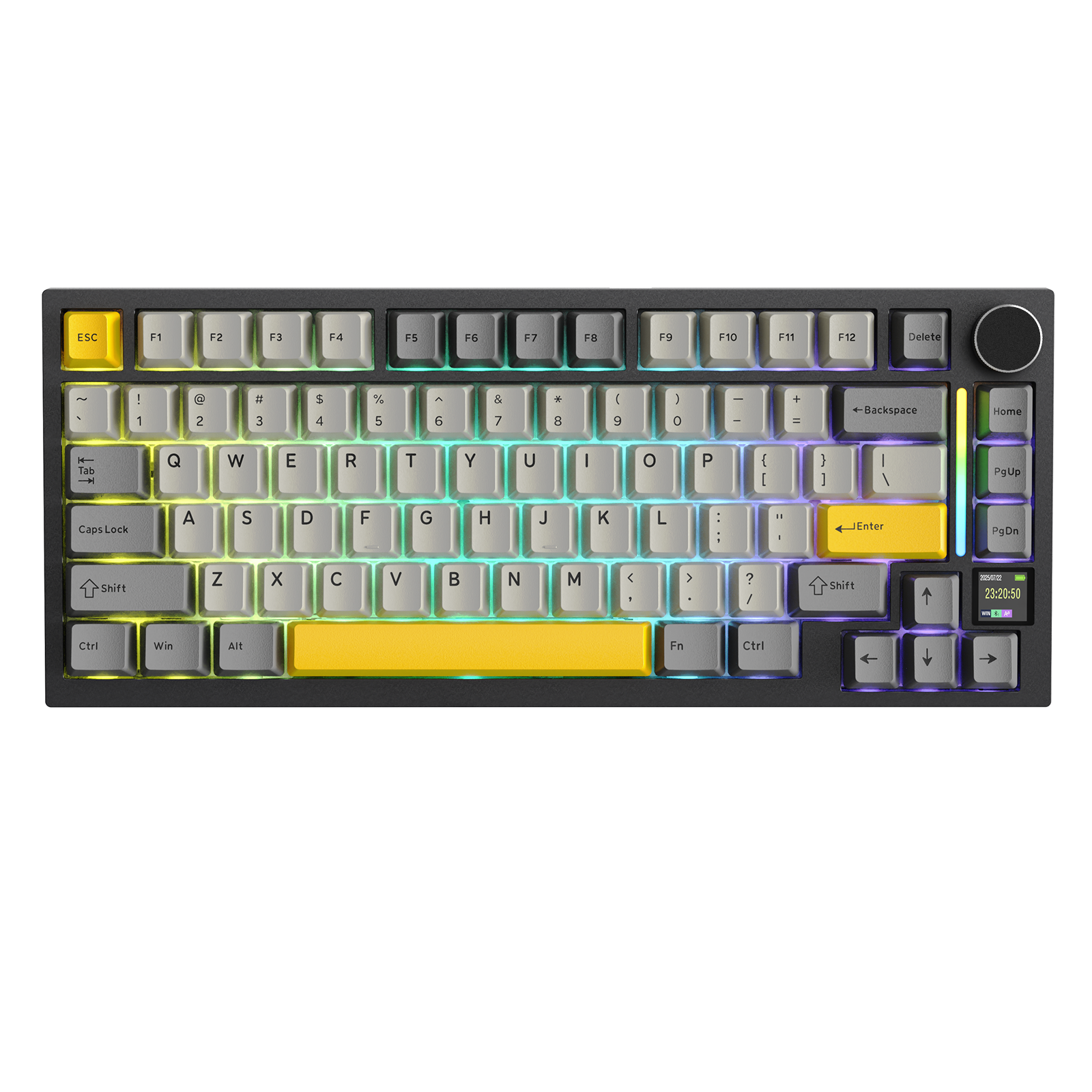 ATTACK SHARK X820Ultra Tri-mode Mechaniczna klawiatura z uszczelką