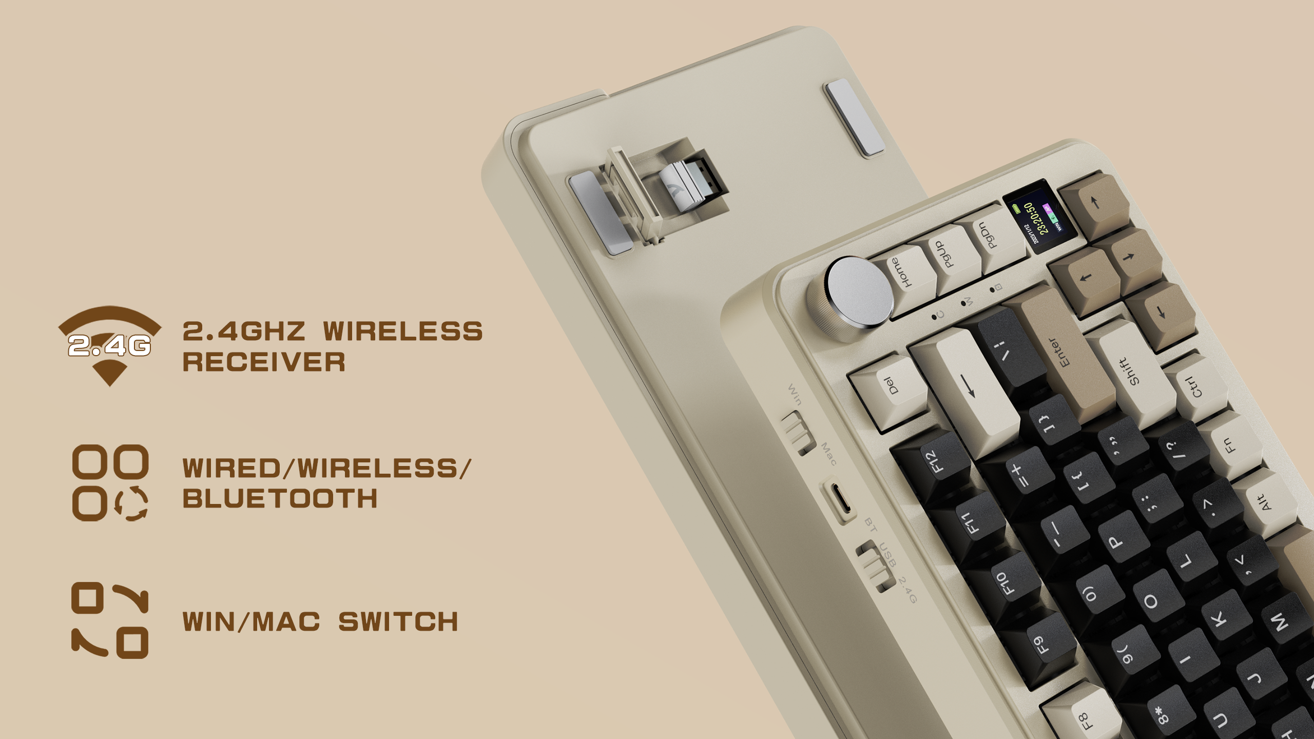 ATTACK SHARK X85PRO Tri-mode Gasket Mechanical Keyboard