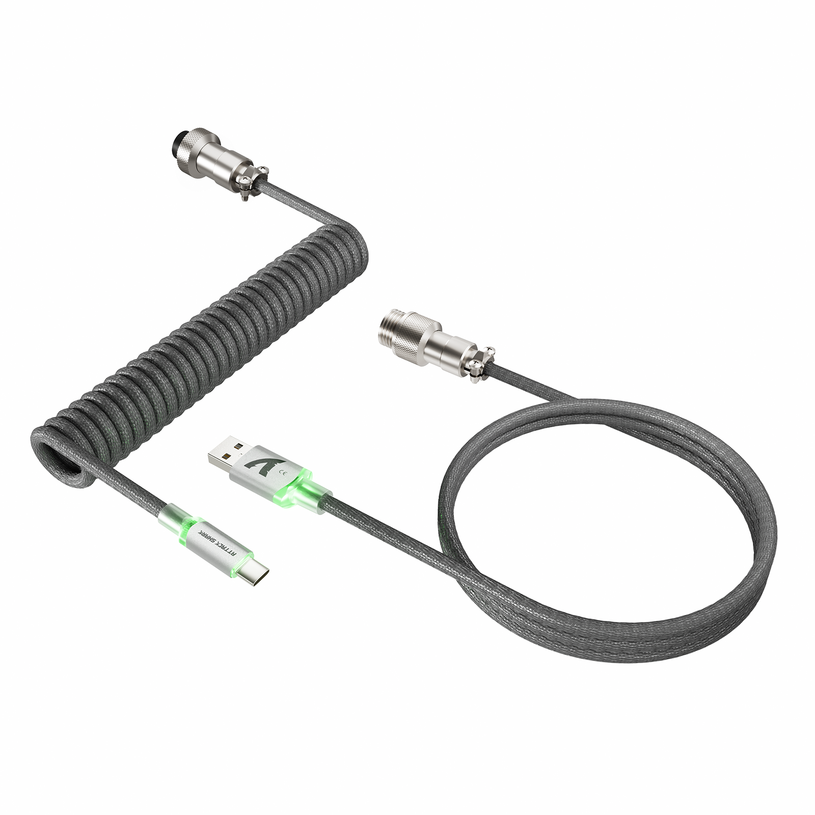ATTACK SHARK C01ULTIMATE Kabel spiralny do magnetycznej klawiatury 8KHz