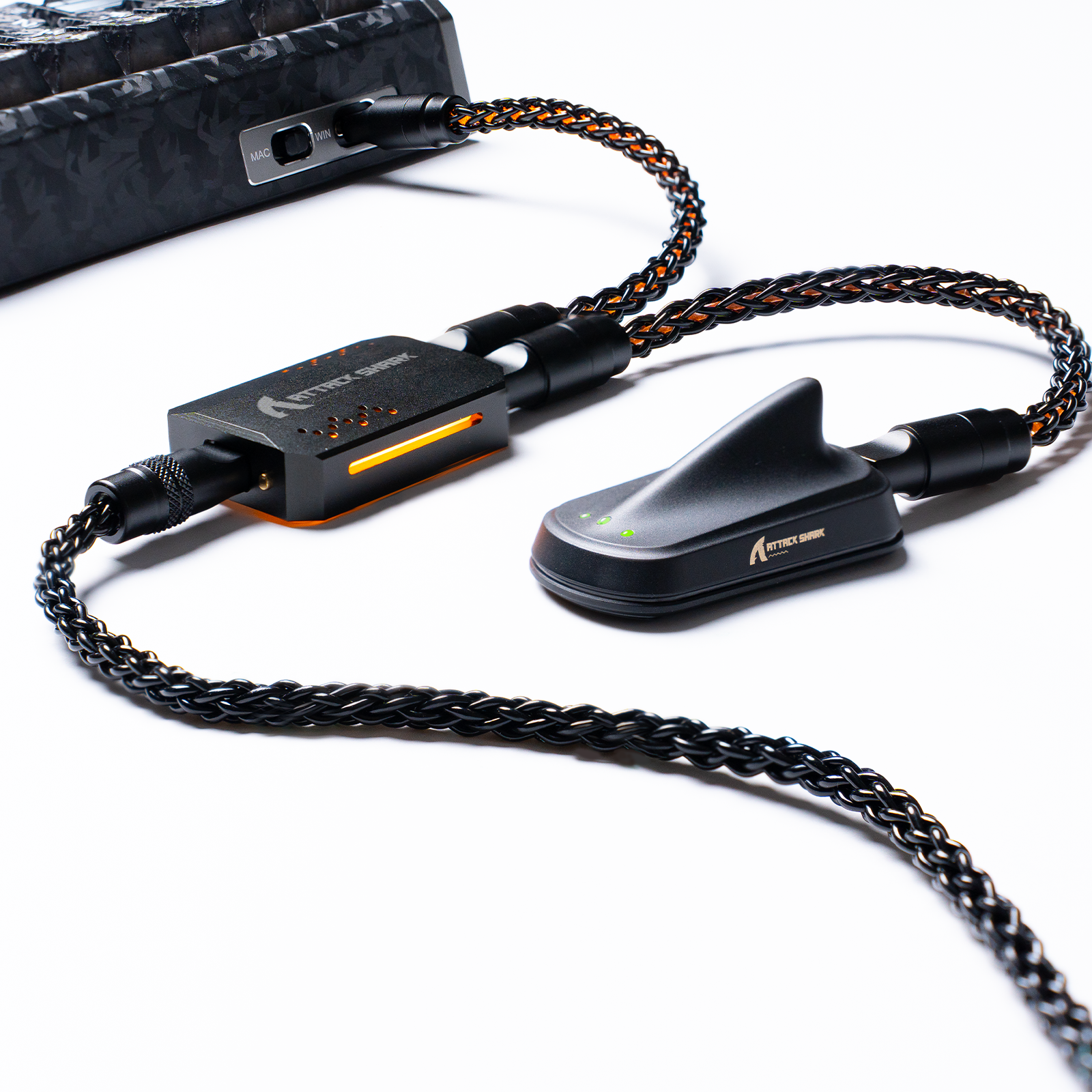 ATTACK SHARK C07 PRO Kabel 2 w 1 typu C do klawiatury/myszy gamingowej 8KHz