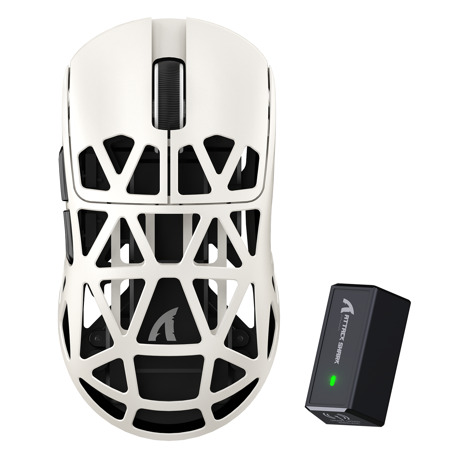 ATTACK SHARK R2 myszka gamingowa PAW3950 z magnezu 8K (bez stacji ładującej)