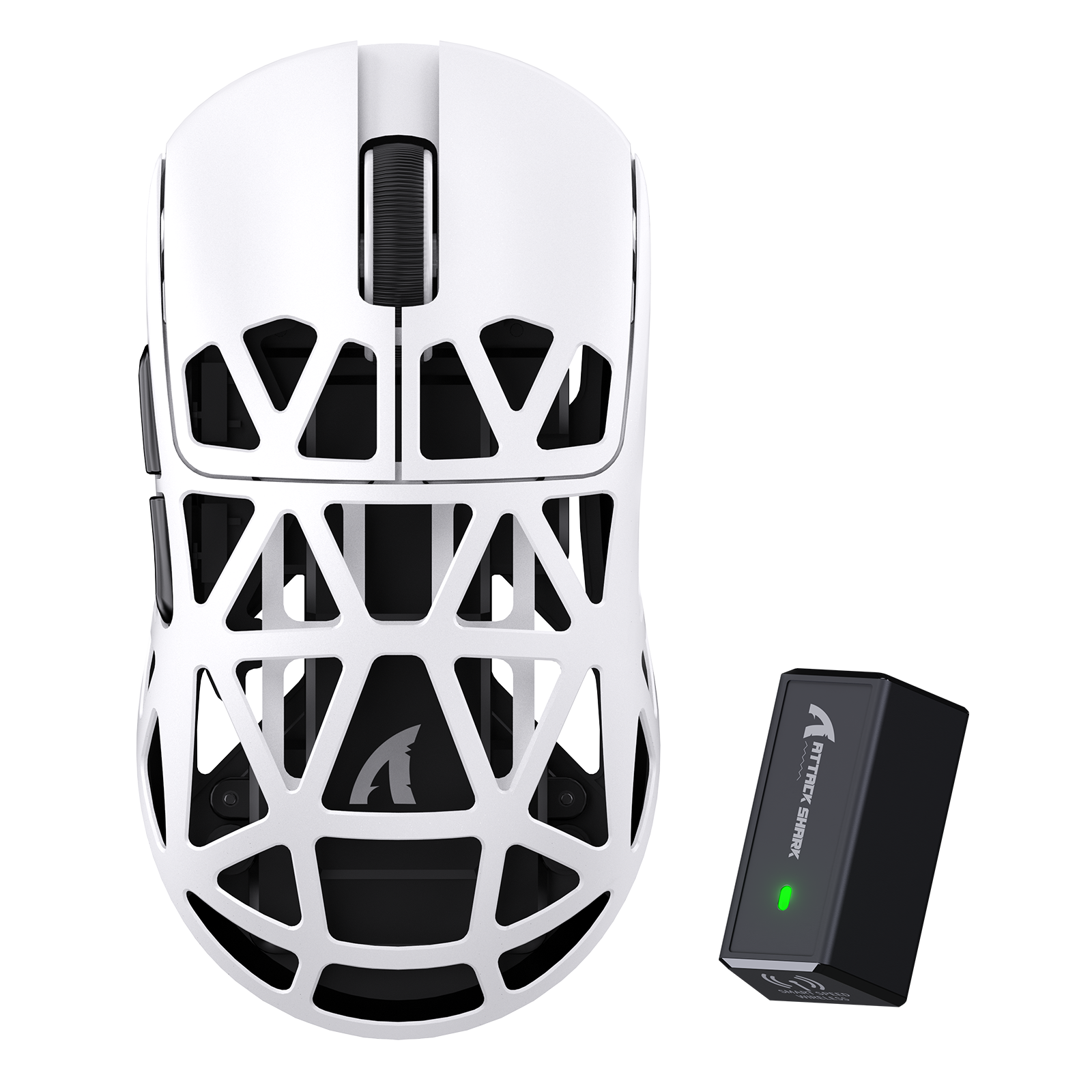 ATTACK SHARK R2 myszka gamingowa PAW3950 z magnezu 8K (bez stacji ładującej)