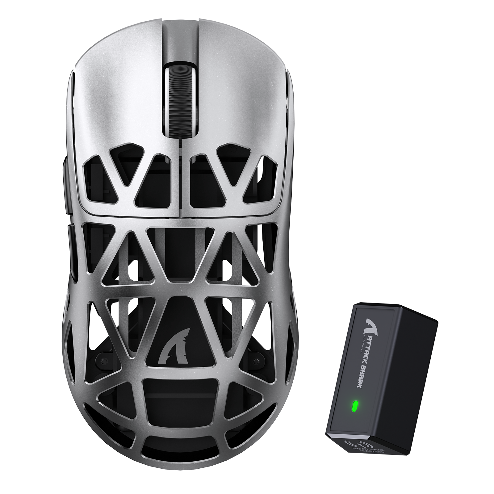 ATTACK SHARK R2 myszka gamingowa PAW3950 z magnezu 8K (bez stacji ładującej)