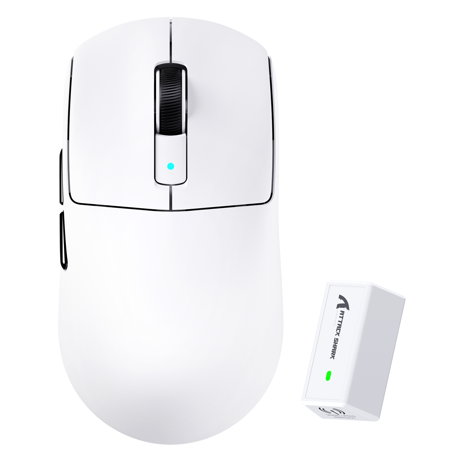 ATTACK SHARK R6 ultralekka mysz gamingowa 39g 8K PAW3950MAX bezprzewodowa