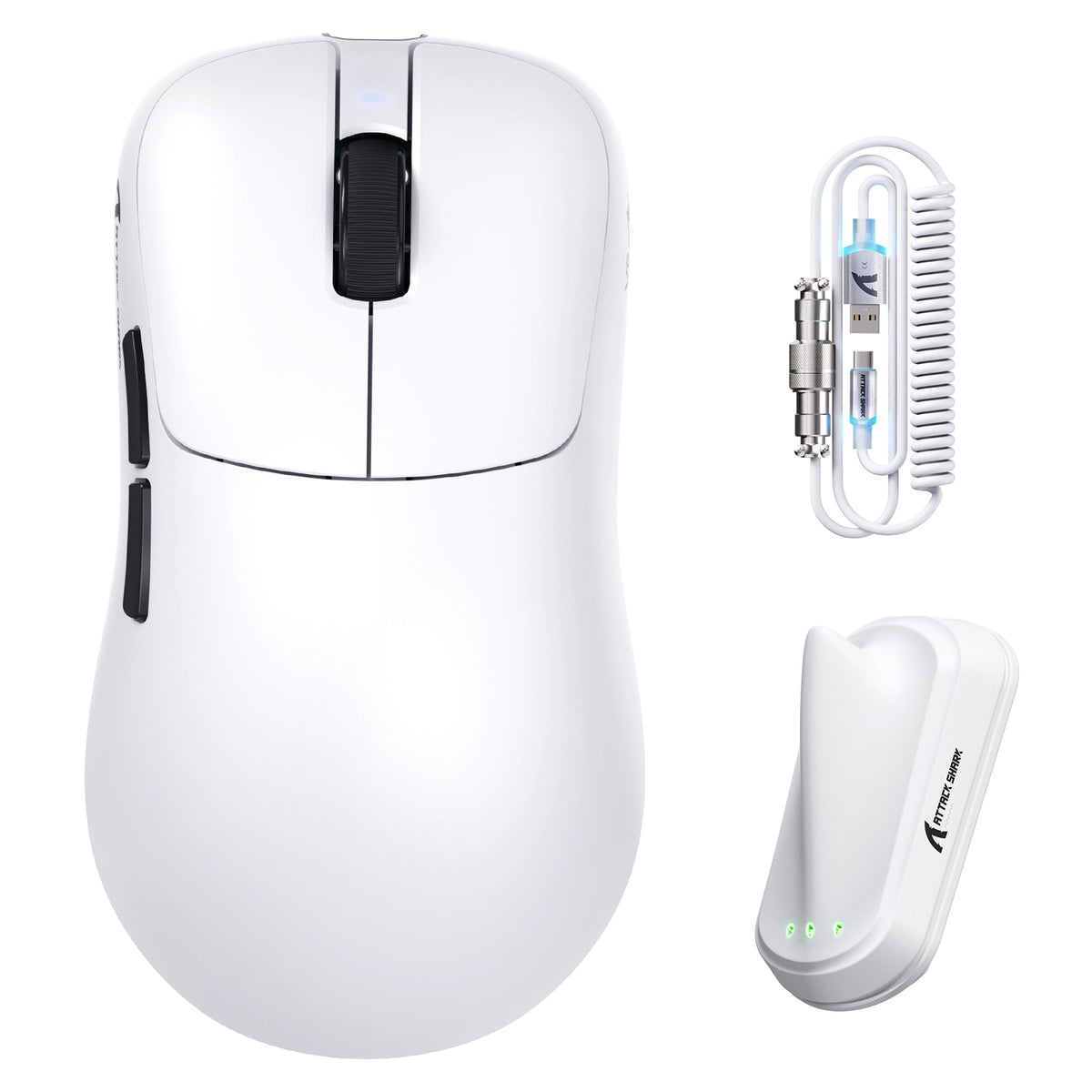 Ergonomiczna bezprzewodowa mysz gamingowa ATTACK SHARK V2 AIR PAW3955MAX