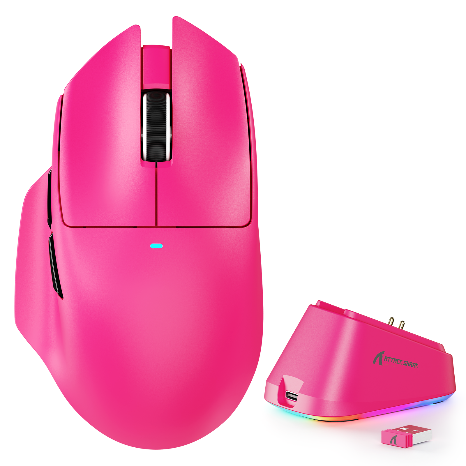 ATTACK SHARK V6 Ultra-lekka mysz gamingowa z trybem tri-mode