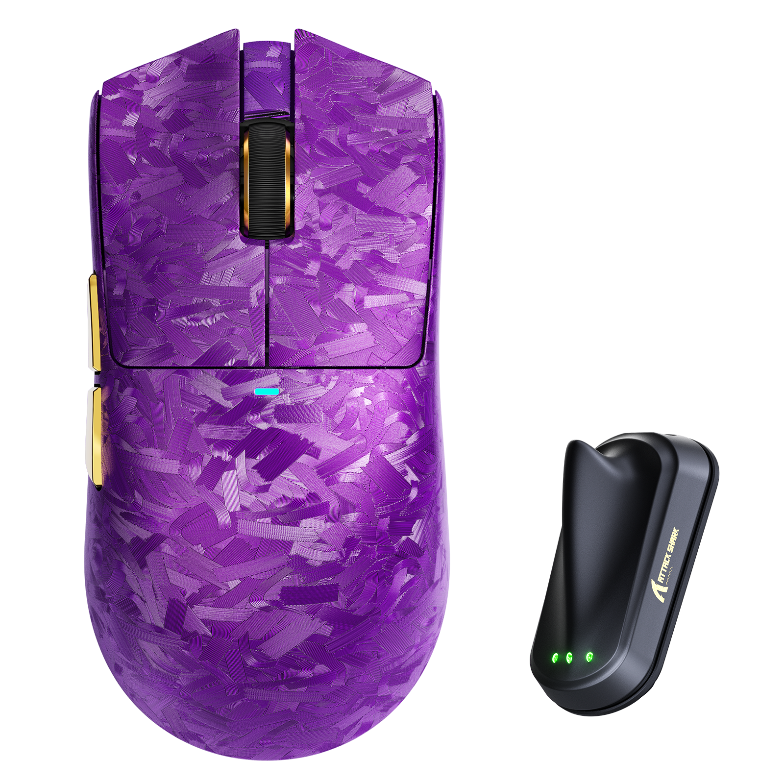 ATTACK SHARK X11 ULTRA Bezprzewodowa mysz gamingowa 8K PAW3950MAX z włókna węglowego