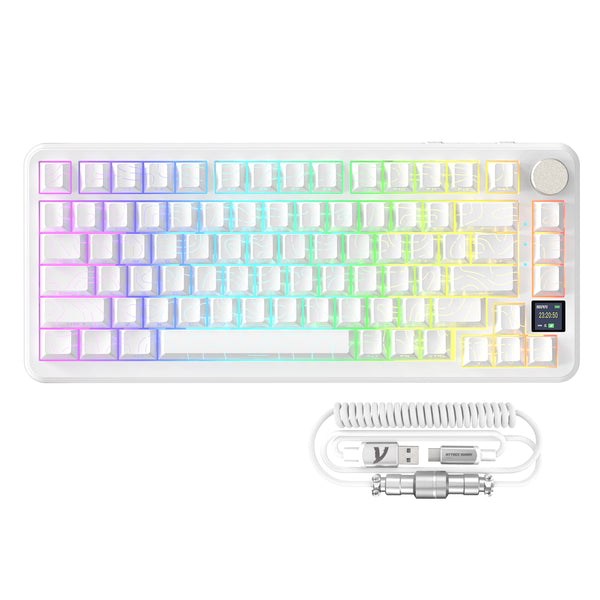 Białe Kontury (z kablem C01PRO) / Blueberry Switch (liniowy)