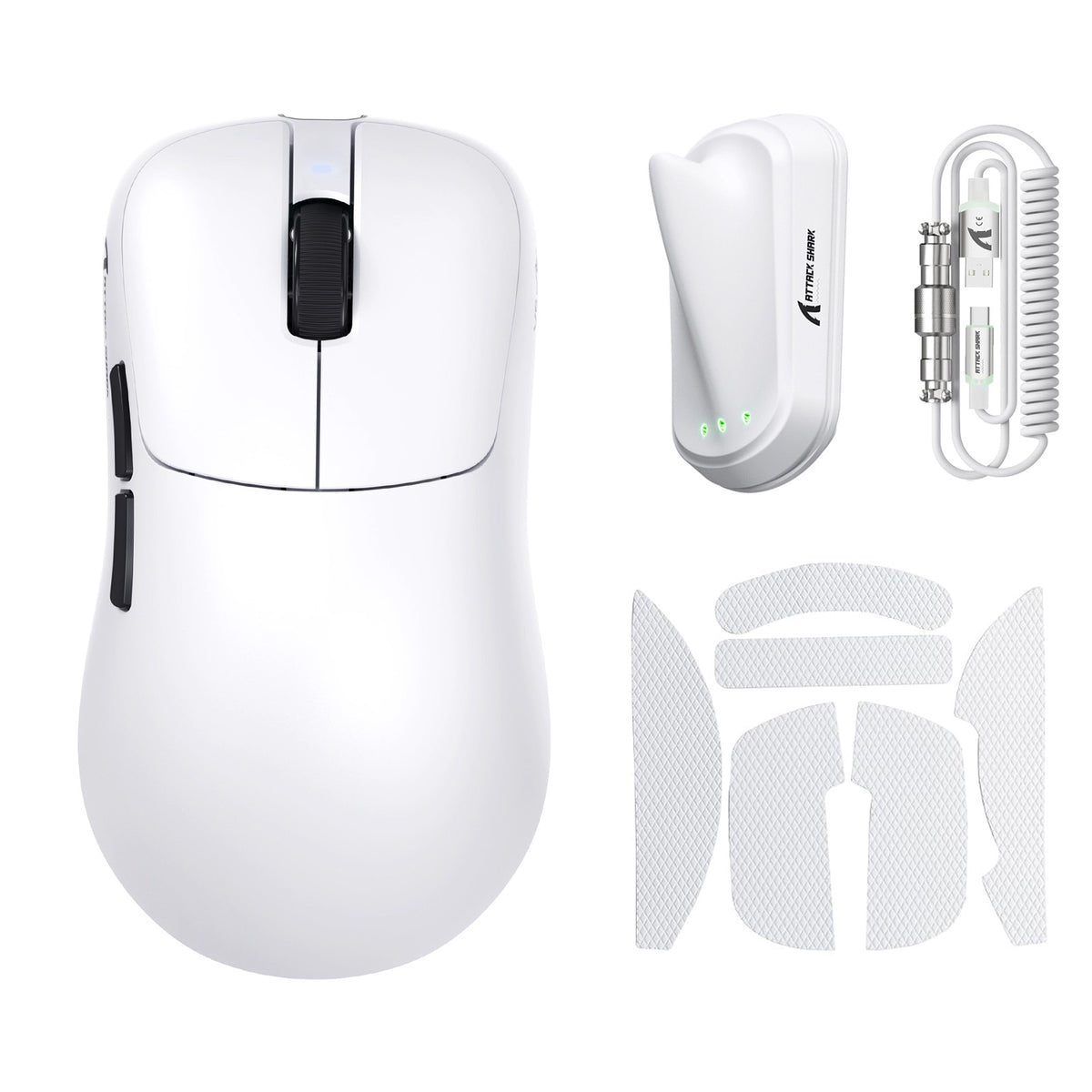 Ergonomiczna bezprzewodowa mysz gamingowa ATTACK SHARK V2 AIR PAW3955MAX